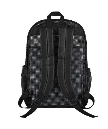 Heavy Duty Mesh Backpacks for Adults  Mesh School Bags for Boys and Girls  See Through School Bags with Adjustable Straps  Mesh Bags for Swimming  Fitness  Sports  Carry Portable Oxygen Concentrators Black - Buy Online on GoSupps.com