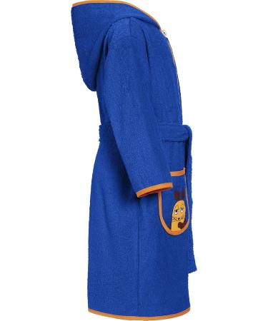Playshoes Unisex Children's Terry Cloth Bathrobe Dressing Gown 86-92 - Marine The Mouse | International Shipping Available - Buy Online on GoSupps.com
