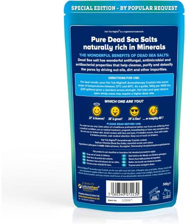 Hot Tub Nights Special Edition (Breathe) with Menthol & Eucalyptus Aromatherapy Crystals Vegan 1x (500g) - Buy Online on GoSupps.com