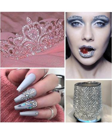 YHMQ DU Pieces Rhinestones for Nails - Crystal 2160 White SS20 (4.6-4.8mm) - Nail Art Gems & Crystals for Stunning Nail Designs - Buy Online on GoSupps.com