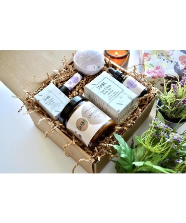 ZAAINA Premium Lavender Spa Gift Set for Women - Luxury Relaxing Self Care Package - Handmade Bath & Body Basket - Ideal Birthday Gift for Her - Buy Online on GoSupps.com