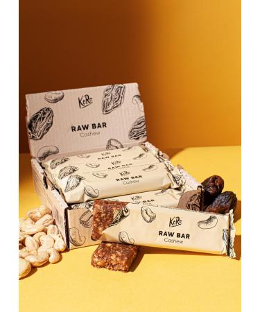 KoRo - Organic raw cashew bar 12 x 50g