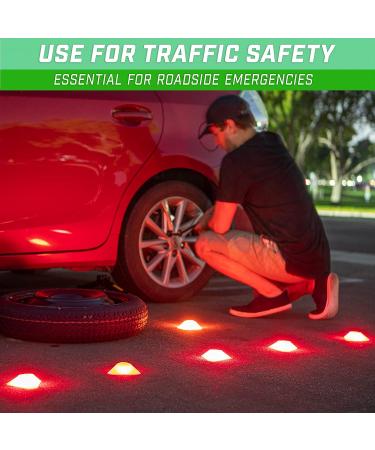GoSports Light Up Cones - 6 Pack | 4 LED Colors for Sports, Traffic Safety, and Glow in The Dark Games - Buy Online on GoSupps.com