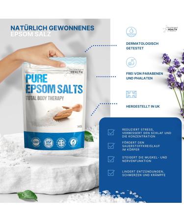 Pure Epsom Salts 450g Pack - Magnesium Sulphate Bath Salt for Relaxation | 1 Pack - Buy Online on GoSupps.com
