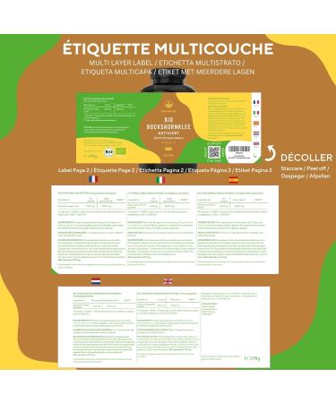 Fenugreek Bio - 2 600mg per dose - 360 Capsules Vegan - Breastfeeding Digestion & Blood Gluten - Rich in Protein & Minerals - Laboratory Tested - Free: Additives Lactose & Gluten - TRUE NATURE - Buy Online on GoSupps.com