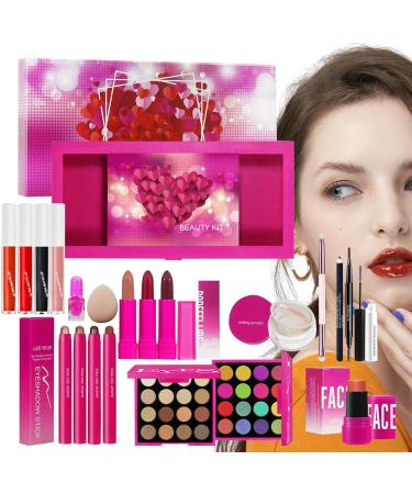 Opilroyn Makeup eye and lip makeup for beginners cosmetics long lips mascara eye shadow for daily use business travel appointments photography - Buy Online on GoSupps.com
