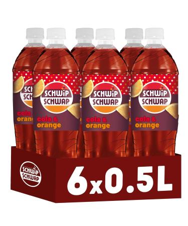 Buy Wiping Swap: Original Caffeinated Cola Refresher Drink with Orange (6 x 0.5L) | Eco-Friendly 100% Recycled Bottles | International Shipping Available - Buy Online on GoSupps.com
