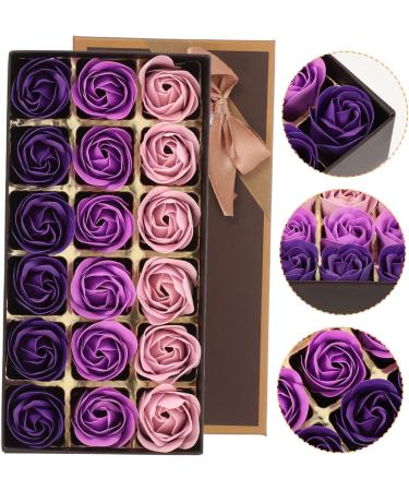 POPETPOP 5 Boxes Rose Soap Scented Soap Home Decoration Wedding Flowers Artifical Roses Bath Soap Rose Floral Scented Rose Simulated Soap Floral Soap Delicate Box - Buy Online on GoSupps.com