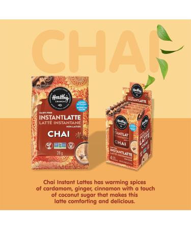 Healthy Crunch Instant Latte - Chai Latte - 2 Units x 112g - Gluten-Free Tree Nut-Free Peanut-Free Facility - Our School Approved - Safe For Allergies - Perfect For Quick Delicious Drinks Anytime - Buy Online on GoSupps.com