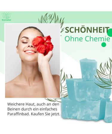 Kosmetex Wellness Aloe Vera Paraffin Bath - Relaxing Hand & Foot Treatment | 10x 500ml Paraffin Wax for Warmers - Buy Online on GoSupps.com