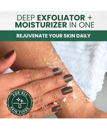 Kesmedik Pure Tea Tree Oil Body & Foot Scrub Himalayan Salt Exfoliating Scrub with Stem Cells & Shea Butter Antifungal Defense Acne Support Itchy Skin Relief Removes Dead Skin & Rough Patches - Buy Online on GoSupps.com