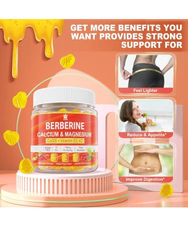 LILICARE 2Pack Berberine Supplement Gummies & 1Pack 5HTP Liquid Filled Gummies for Adults & Kids 8+ Sugar Free - Buy Online on GoSupps.com