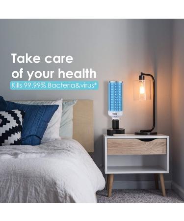 100W UV Light Sanitizer Bulb | UVC Disinfection Germicidal Lamp E26/E27 Base - Home, Office, Hotel | White - Buy Online on GoSupps.com