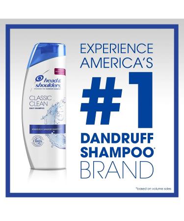 Head and Shoulders Classic Clean Anti-Dandruff Shampoo - 13.5 fl oz - Buy Online on GoSupps.com
