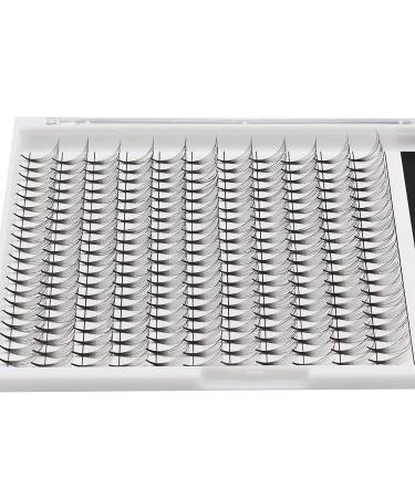 Dedila 220Pcs Long Stem 14D Wide Fans Premade Volume Eyelash Extensions 18mm - Soft, Lightweight Cluster Lashes for Natural, Long Look - Buy Online on GoSupps.com