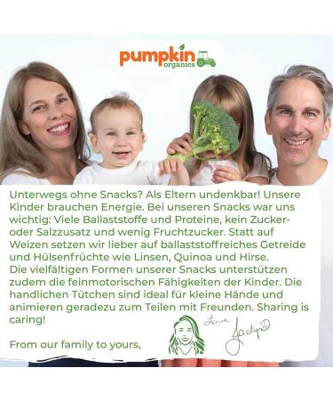 Buy Pumpkin Organics Children s Snack - Bio Multi-Grain Carrot & Mango (8-Pack) | Allergen-Free Gluten-Free Baby Snacks for Kids 12+ Months - Buy Online on GoSupps.com