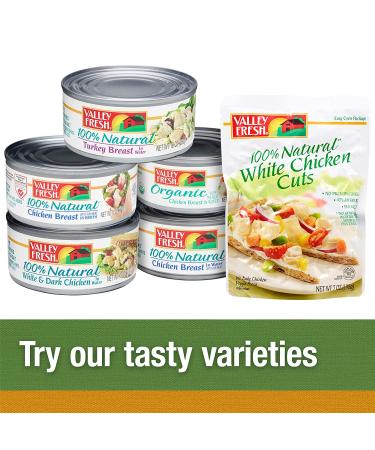 VALLEY FRESH Organic White Chicken in Water - 5oz | Premium Quality - Buy Online on GoSupps.com