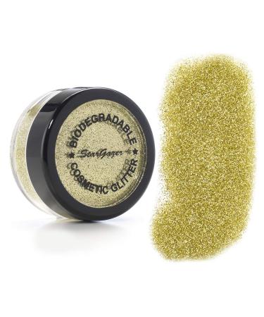 Stargazer Glitter Cosmetics Large Glitter Sequins Biodegradable Ideal for Festivals. Gold