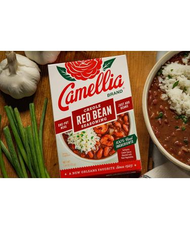 Camellia Brand Creole Red Bean Seasoning Mix  Authentic Louisiana Flavor (Twin Pack) Creole Red Bean (Seasoning only) 1 Count (Pack of 2) - Buy Online on GoSupps.com