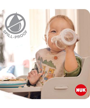 NUK First Choice+ Raccoon Red Baby Bottle - 150ml, Temp Control, BPA Free, Leakproof - Buy Online on GoSupps.com