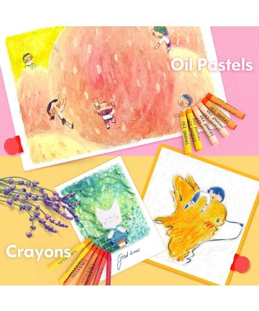 Soucolor 283 Piece Art Supplies Drawing Set with Easel, Pads, Coloring Book - Ideal Arts and Crafts Gift for Kids and Beginners - Pink Case - Buy Online on GoSupps.com