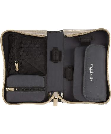 Gold Myabetic Marie Crossbody for Insulin Pen or Vials - Diabetes Storage Solution - Buy Online on GoSupps.com