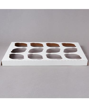 Window Bakery Cupcake Box 14x10x4 - Fits 12 Standard Cupcakes - 12 Sets - Buy Online on GoSupps.com