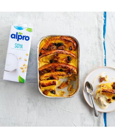 Alpro Almond Plant-Based Long Life Drink Vegan & Dairy Free 1L (Pack of 8) & Soya Plant-Based Long Life Drink Vegan & Dairy Free 1L (Pack of 8) + Plant-Based Long Life Drink - Buy Online on GoSupps.com