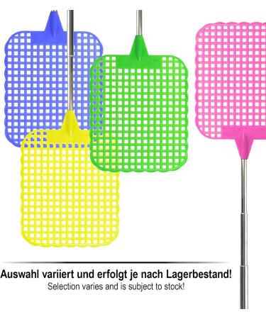 COM-FOUR 6x Telescopic Flaps - Insect Protection & Pest Control Fly Catcher - Colorful 6-Piece Set for International Shipping - Buy Online on GoSupps.com