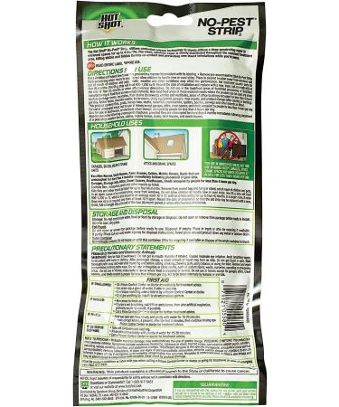 HOT SHOT No-Pest Strip - Pack of 8 - 2.29 Oz. - Buy Online on GoSupps.com