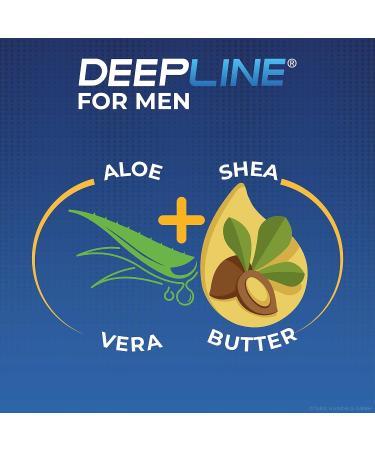 Deepline Men's Intimate Hair Removal Cream 100ml | Vegan Aloe Vera & Shea Butter | Gentle Body & Genital Care with Spatula - Buy Online on GoSupps.com