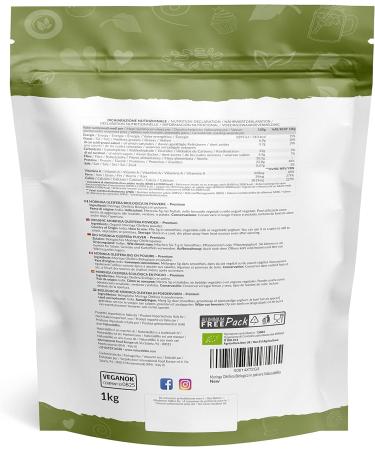 Organic Moringa Oleifera Leaf Powder 1kg - Premium Quality Bio Natural Pure NaturaleBio - Pack of 1 - Buy Online on GoSupps.com