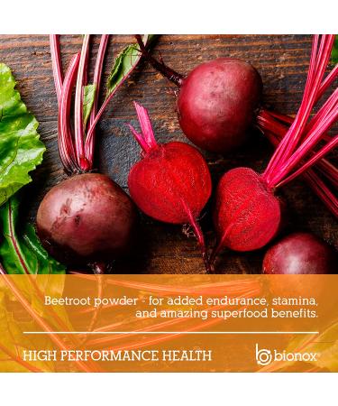 Bionox M3 Ultimate Nitric Oxide Powder - L Arginine & L Citrulline Supplement for Cardio Health - Beetroot Berry Flavor - 60 Scoops - Buy Online on GoSupps.com