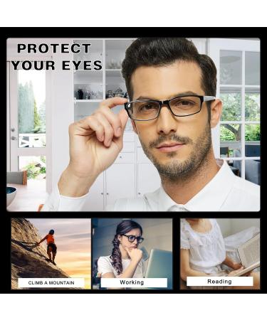 JOSCHOO 6 Pack Computer Reading Glasses for Women & Men - Blue Light Blocking Spring Hinge Readers Mixed Colors - 1.75x - Buy Online on GoSupps.com