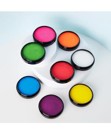 Moon Glow Pro 8-Series Neon UV Facial & Body Paint Pots Water-Based Professional Makeup for Adults & Kids | 36g International Shipping - Buy Online on GoSupps.com