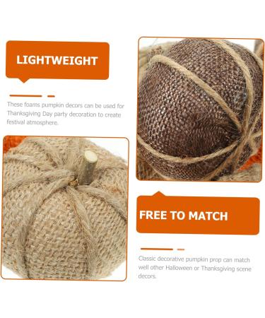 Alipis 8pcs Mini Pumpkin Artificial Fake Pumpkins Fall Pumpkin Models Artificial Fruit Props Fall Autumn Pumpkins Simulated Pumpkin Model Realistic Fake Pumpkins Vegetable Foam Halloween - Buy Online on GoSupps.com