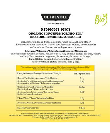Oltresole Organic Quinoa Flour 1 Kg - Gluten Free GMO-Free Perfect for Celiac Disease Ideal for All Consumers - Buy Online on GoSupps.com