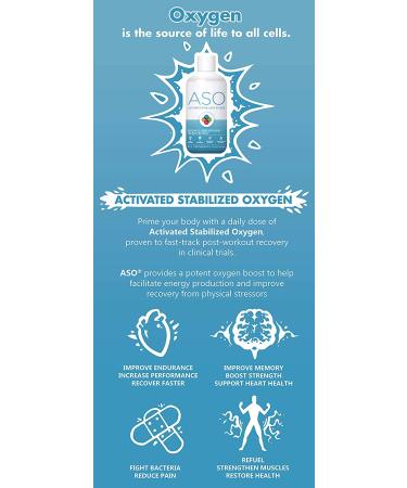 ASO 35% Liquid Oxygen 2 oz - Bio-Available Oxygen-Enhanced Formula | 350,000ppm Activated STABILIZED Oxygen - Buy Online on GoSupps.com