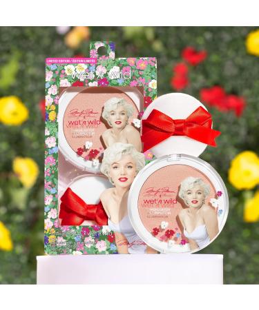 Buy Wet n Wild Marilyn Monroe Icon Diamond Highlighter - Shimmering Peachy Pink Glow with Soft Applicator | International Shipping Available - Buy Online on GoSupps.com