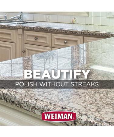 Weiman Granite Cleaner and Polish - 16oz 2 Pack - For Granite, Marble, Quartz, Slate, and More - Buy Online on GoSupps.com
