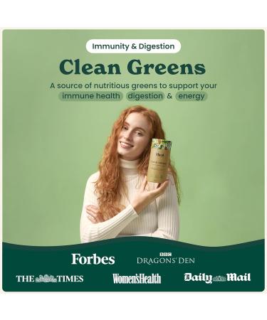 Rheal Clean Greens 150g | 30 Servings | Daily Source of Nutritious Greens | Supports Energy, Immunity & Digestion | 100% Organic & Gluten Free | Plant Based | Certified B Corp - Buy Online on GoSupps.com