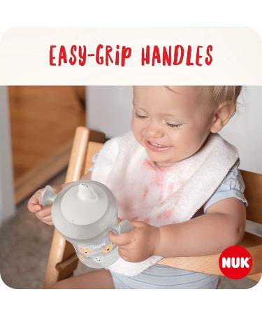 NUK Trainer Cup Sippy Cup 230ml | Leak-Proof Soft Drinking Spout | BPA-Free | 6+ Months | Hearts Design - Buy Online on GoSupps.com