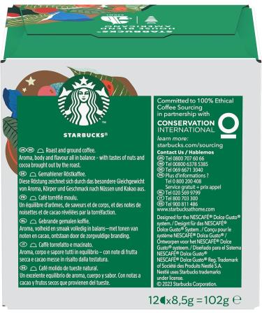 Nestle STARBUCKS House Blend by Nescaf Dolce Gusto Medium Roast Koffiecapsules 6 x 12 72 Capsules - Buy Online on GoSupps.com