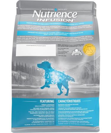 Nutrience Infusion Healthy Adult Dog Food Ocean Fish 2.27 kg (5 lb) Bag - Buy Online on GoSupps.com