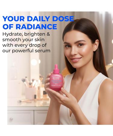 DEC NIMO NAD+ Peptide Boosting Smoothie Serum Anti-Aging with 5 Ceramides & Vegan Collagen Hydrating Antioxidant Serum for Firmness Wrinkles & Radiant Glow (1.01oz / 30ml) - Buy Online on GoSupps.com