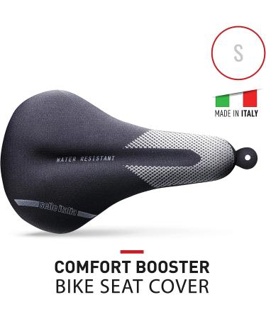 Selle Italia Comfort Booster Bike Seat Cover for Men and Women - Water-Resistant Elastic Fit - Ideal for Road, Gravel, Mountain, Exercise, Spin, and Stationary Bikes - Buy Online on GoSupps.com