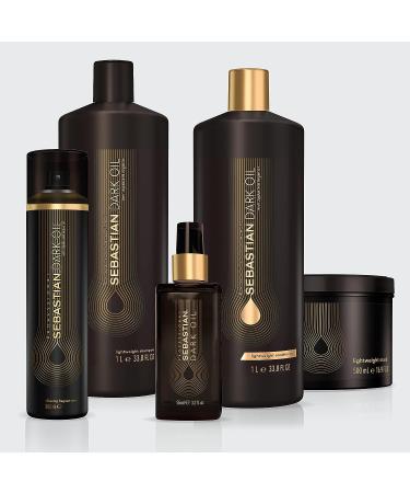 Sebastian Professional Dark Oil Lightweight Conditioner - 33.8 fl oz - Infused with Jojoba & Argan Oil - Buy Online on GoSupps.com
