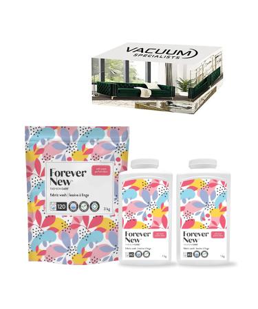 Forever New Delicate Powder Laundry Detergent Combo Set. INCLUDES 1 X 3 Kg Powder Soft Scent Detergent plus 2 X 1 Kg Power Detergent. Special Value 2 kg (Pack of 2)