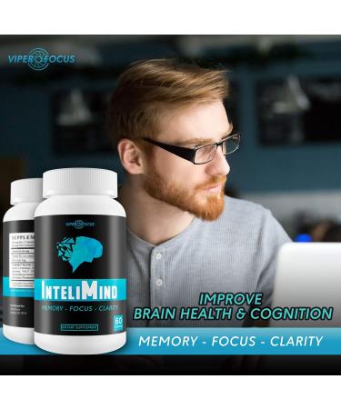 InteliMind - Enhance Memory Focus & Clarity | Boost Brain Function & Energy | Premium Support Formula - Buy Online on GoSupps.com