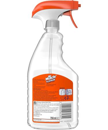 Mr Muscle Platinum Shower Shine Spray Bathroom Cleaner Pack of 12 (6 x 750ml) - Buy Online on GoSupps.com